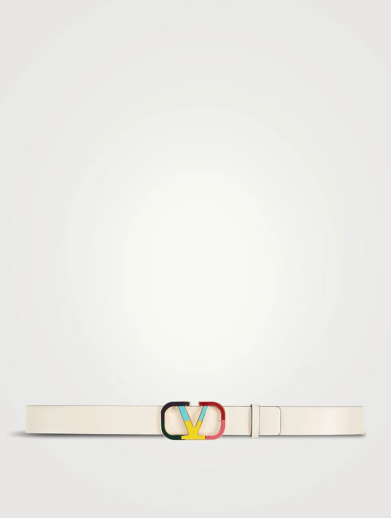 VLOGO Reversible Leather Belt