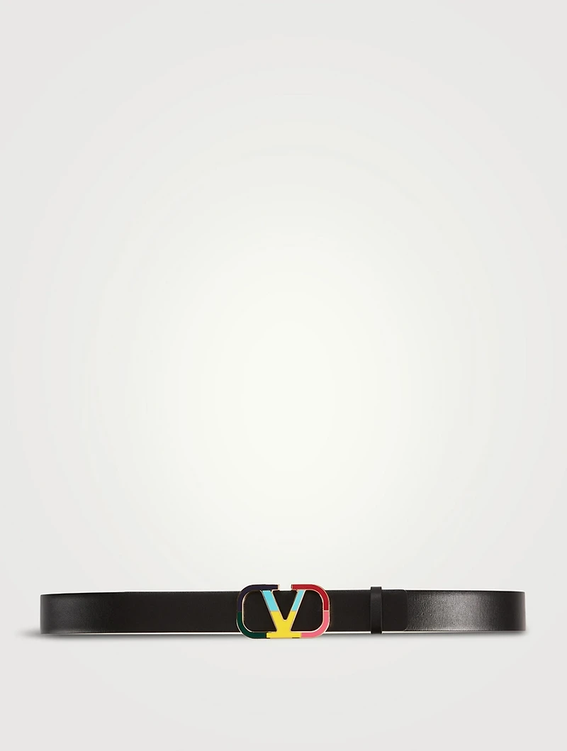VLOGO Reversible Leather Belt
