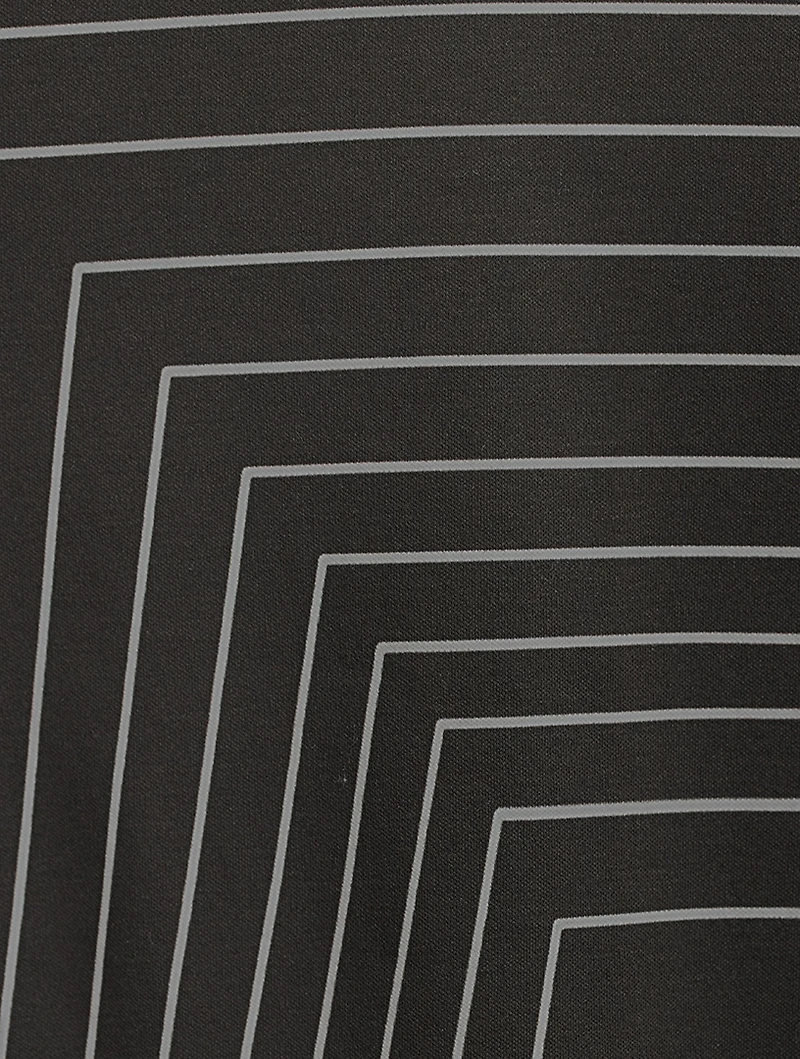 Cotton T-Shirt Trapezoid Print