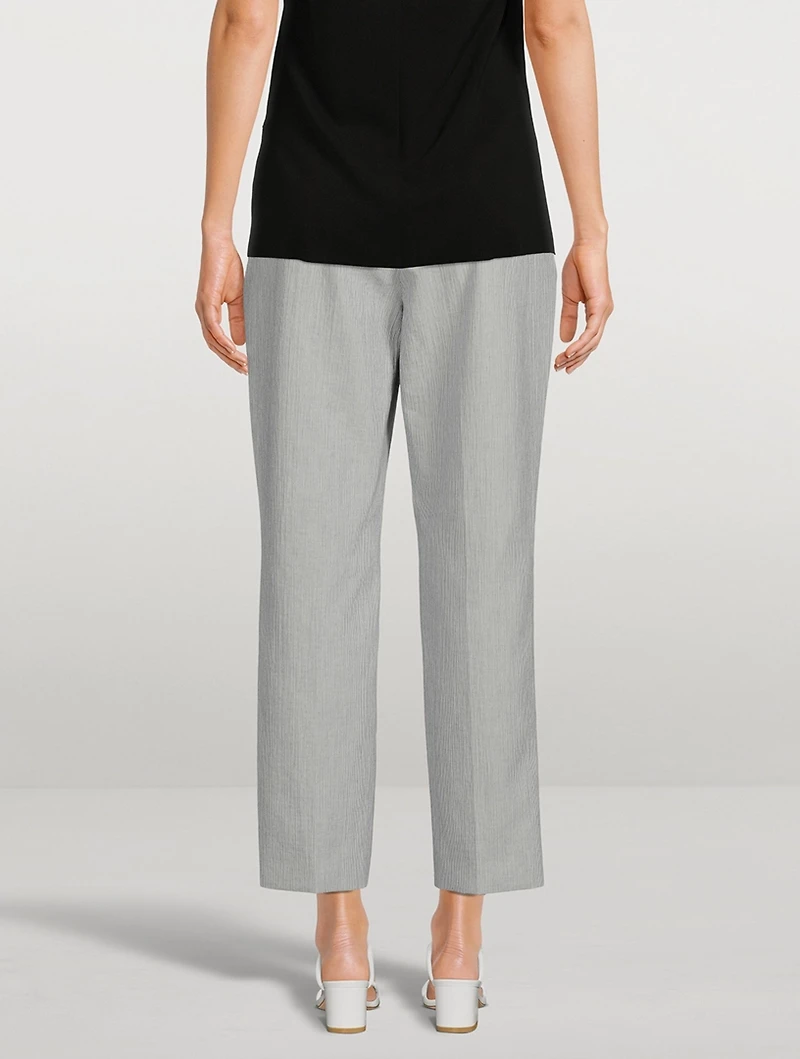 Flavin Double-Face Cropped Trousers
