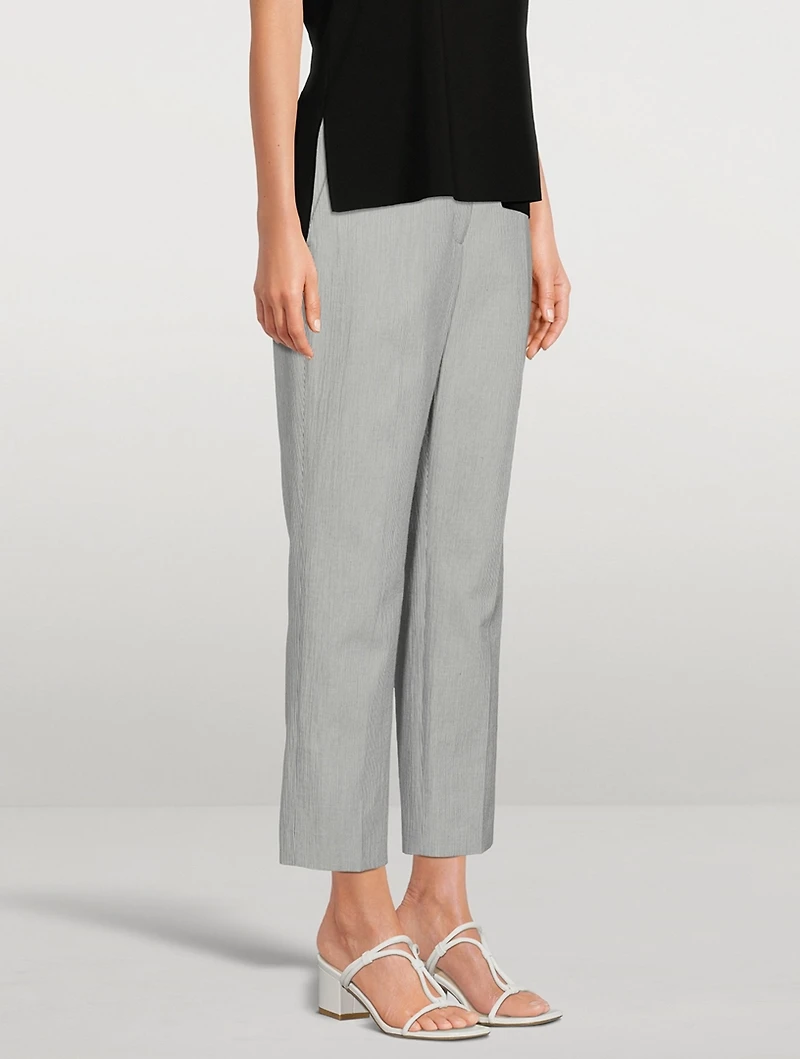 Flavin Double-Face Cropped Trousers