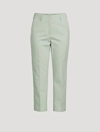 Flavian Stretch Cotton Poplin Trousers