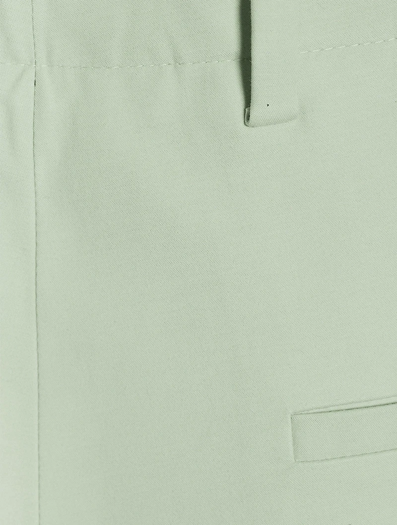 Flavian Stretch Cotton Poplin Trousers