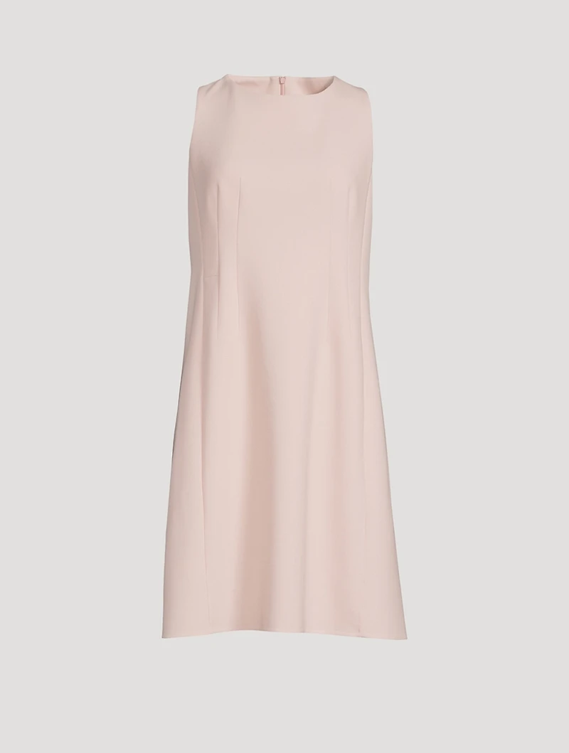 Stretch-Wool Sheath Dress