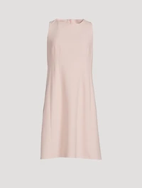 Stretch-Wool Sheath Dress