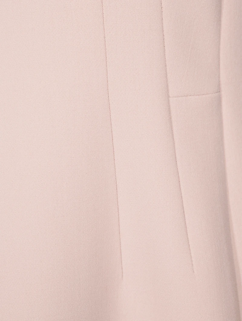 Stretch-Wool Sheath Dress