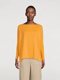 Cotton And Cashmere Oversized Sweater