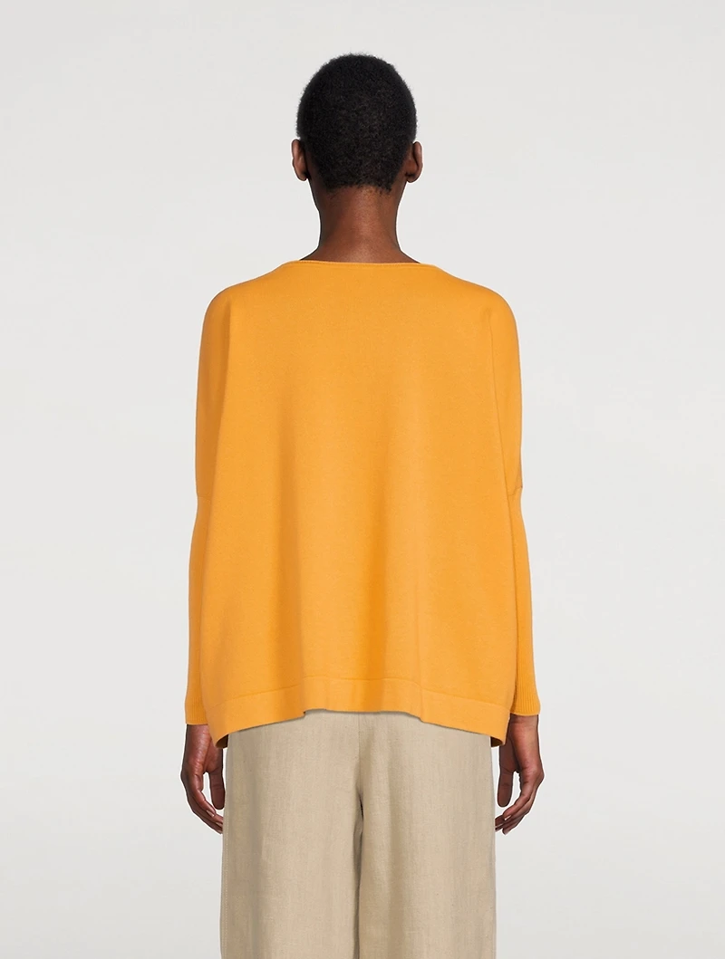 Cotton And Cashmere Oversized Sweater