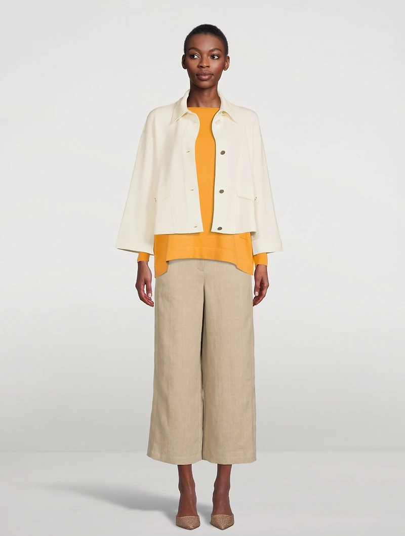 Cotton And Cashmere Oversized Sweater