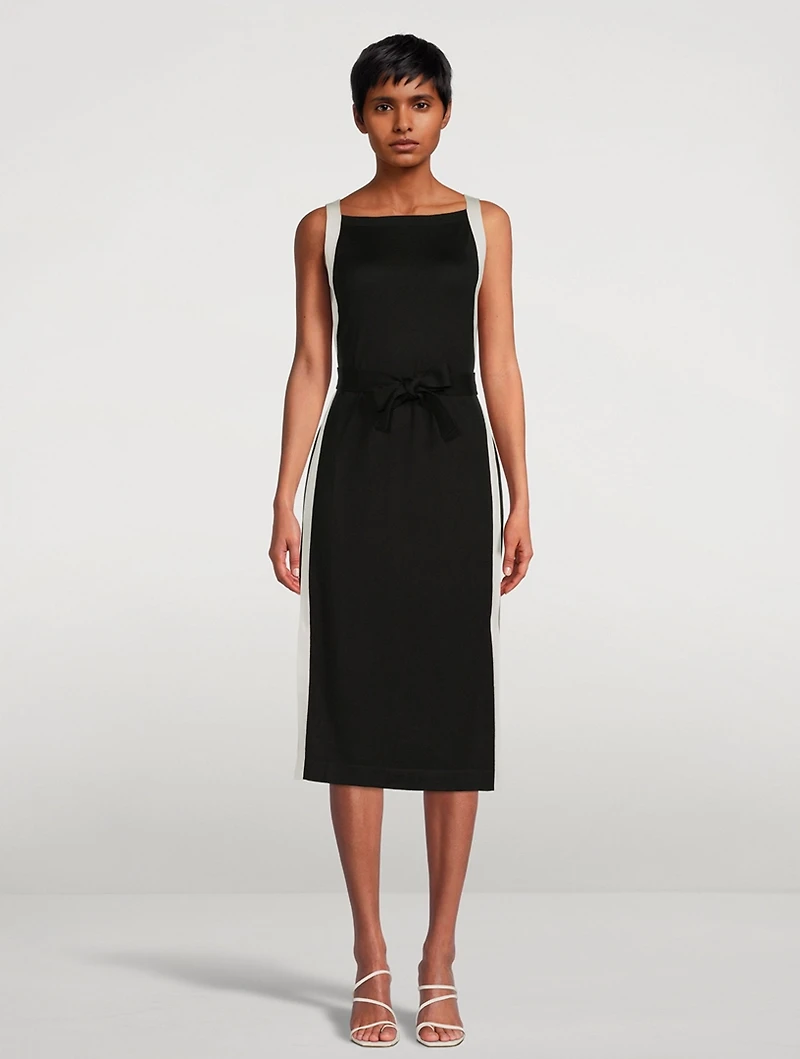 Belted Sheath Dress