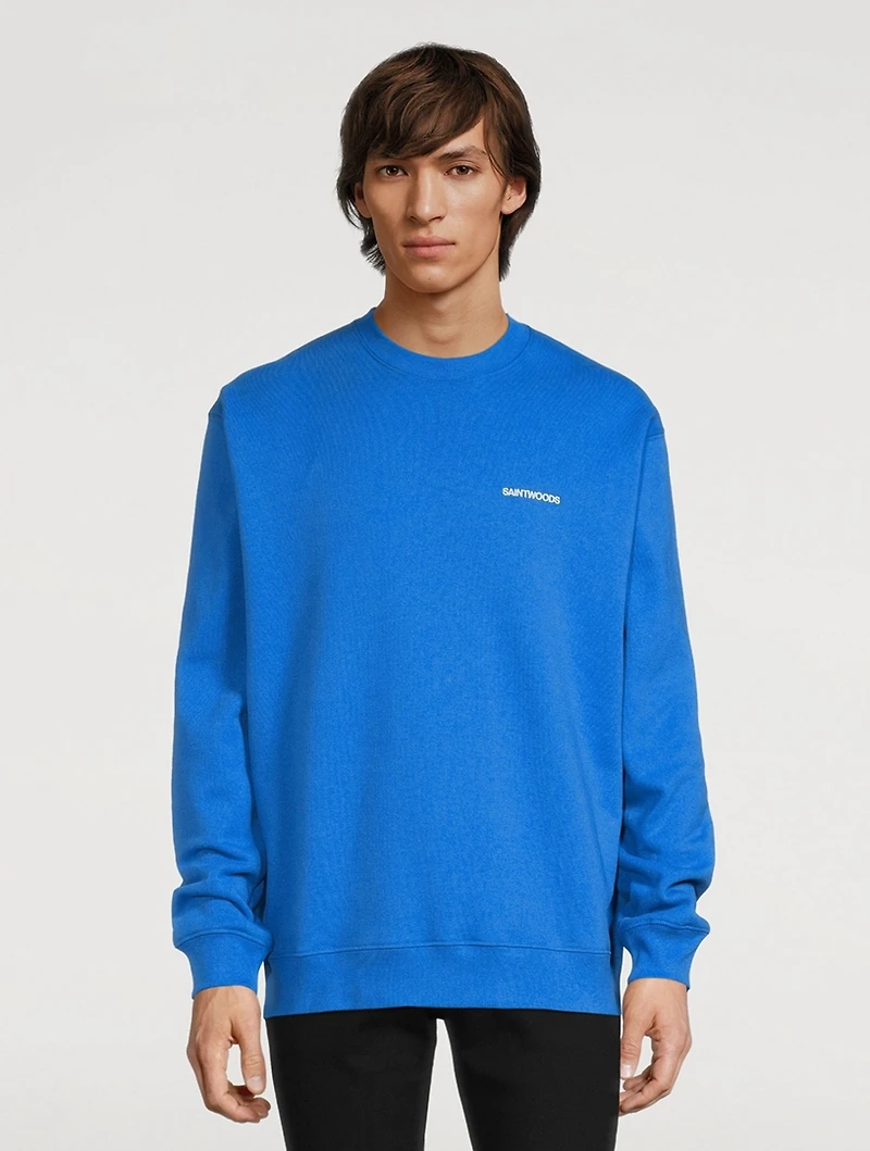 Cotton Crewneck Sweatshirt