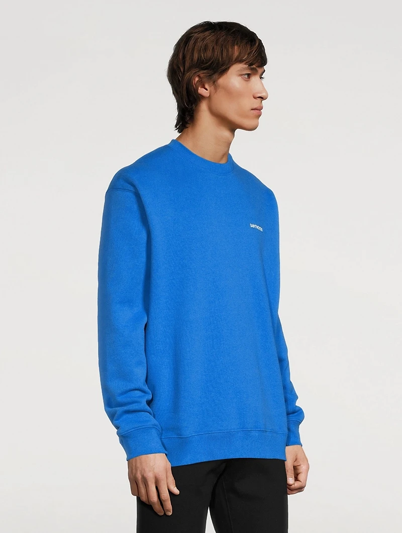Cotton Crewneck Sweatshirt