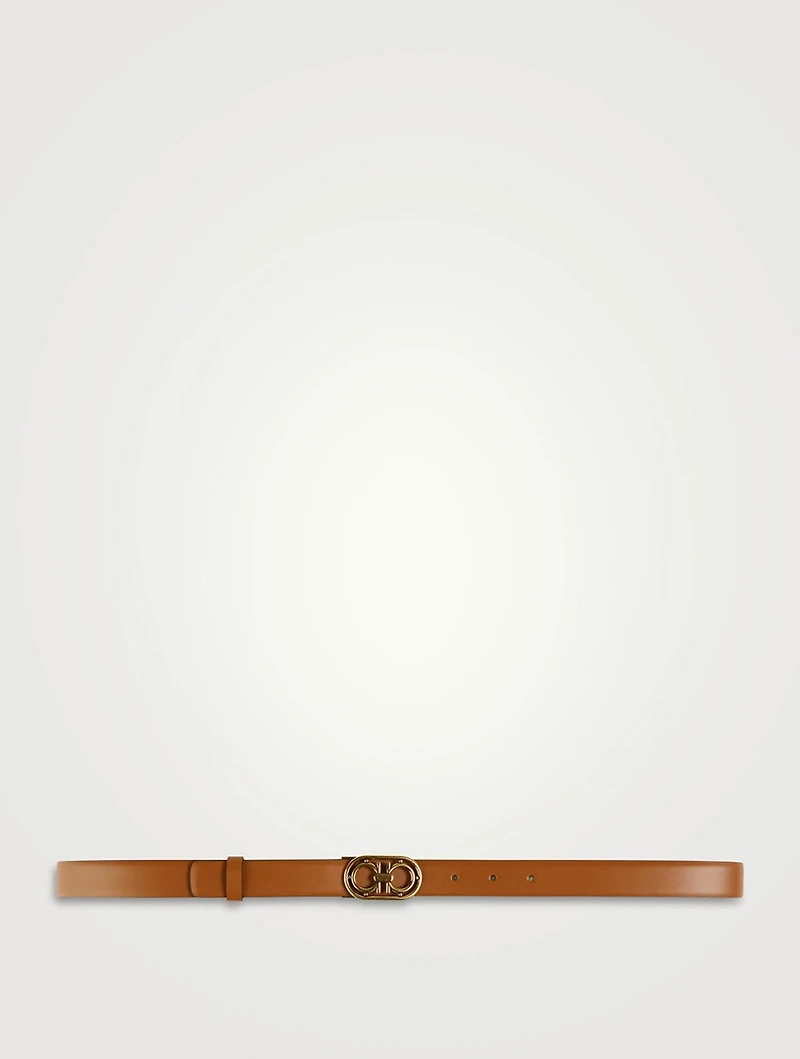 Reversible And Adjustable Gancini Belt