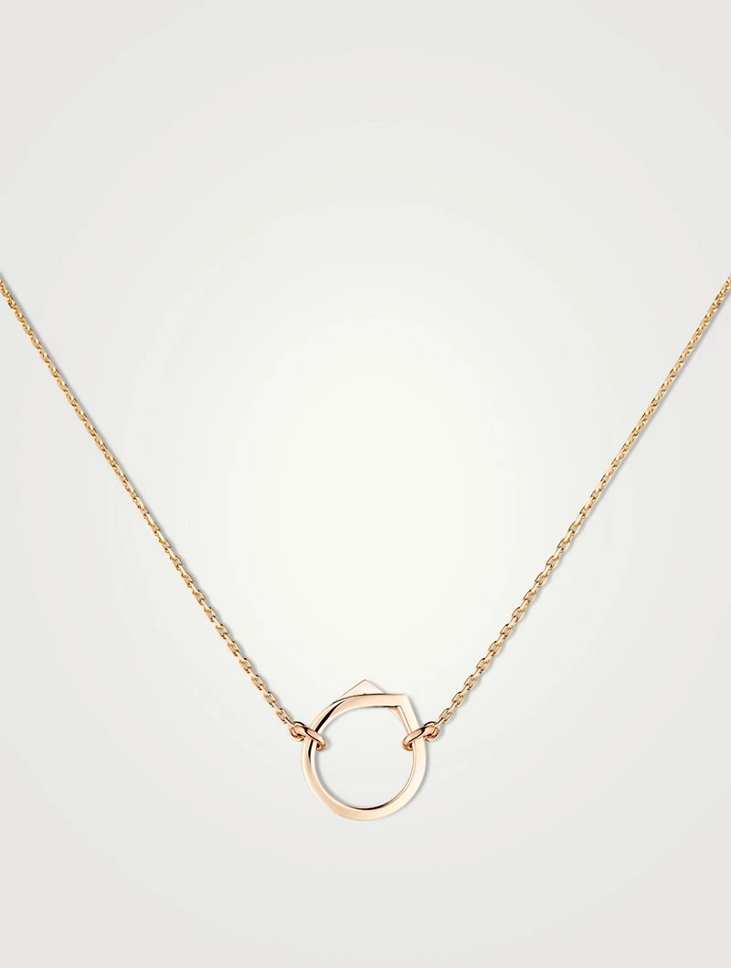 Antifer 18K Rose Gold Pendant Necklace