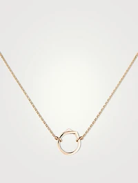 Antifer 18K Rose Gold Pendant Necklace