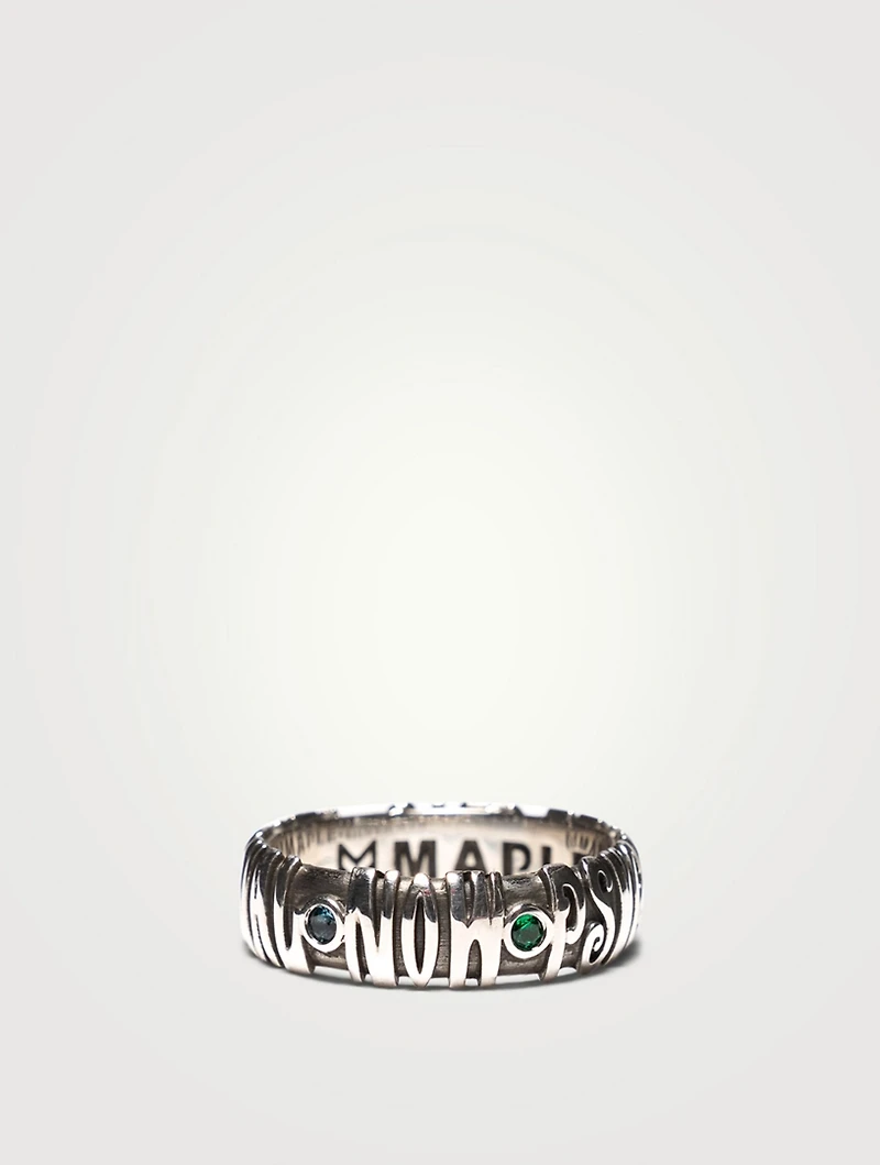 Sterling Silver Eternal Now Ring With Topaz