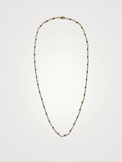 14K Gold Sunburst Chain