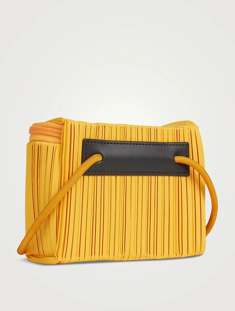 Small Box Pleats Crossbody Bag