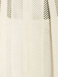 Techno Mesh Zip-Front Hoodie