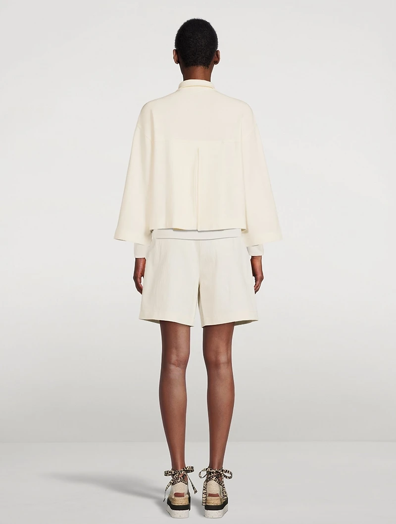 Stretch-Wool Knit Jacket