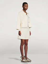 Stretch-Wool Knit Jacket