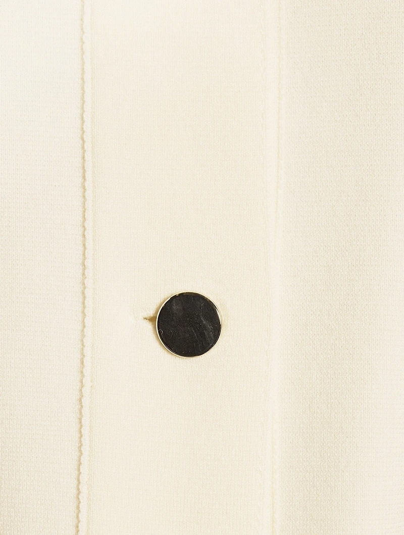 Stretch-Wool Knit Jacket