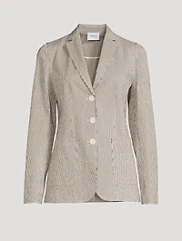 Seersucker Blazer