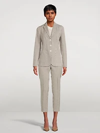 Seersucker Blazer