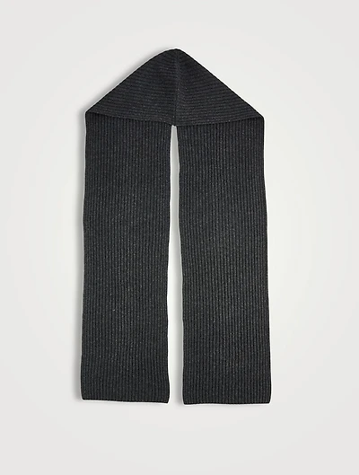 Wool Yak Rib Hood Scarf