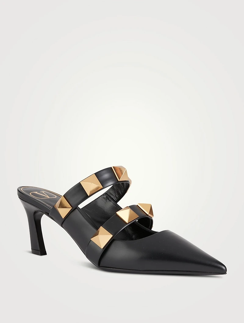 Roman Stud Leather Mules
