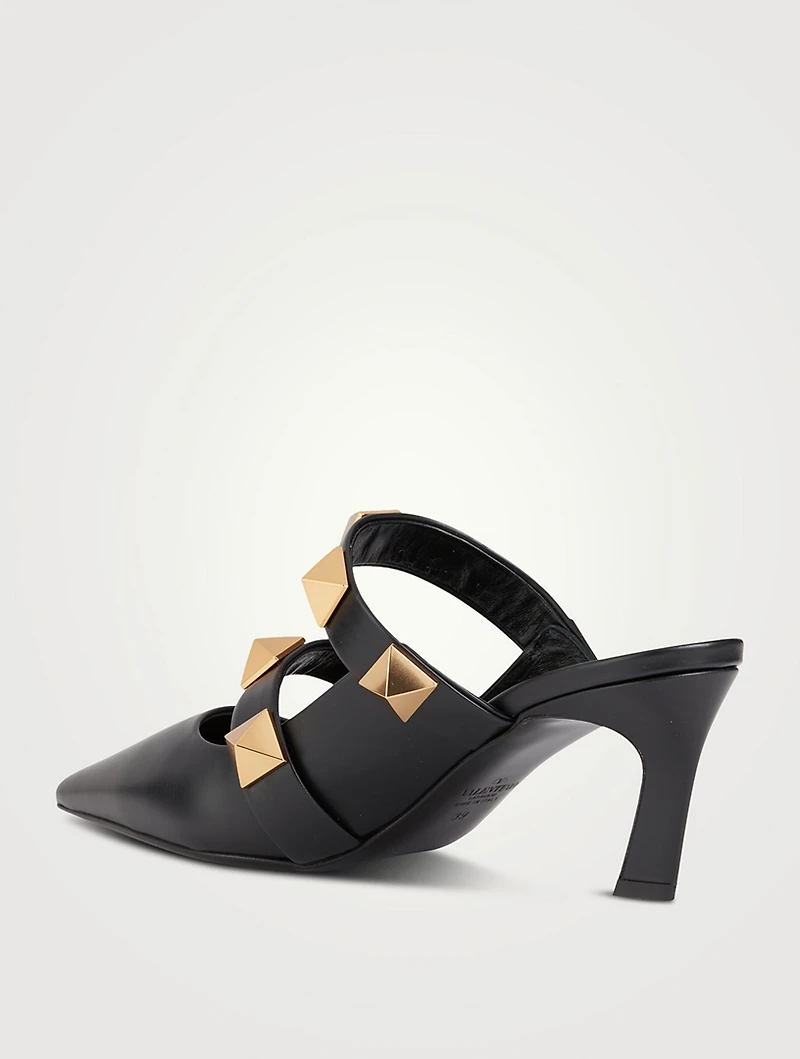 Roman Stud Leather Mules
