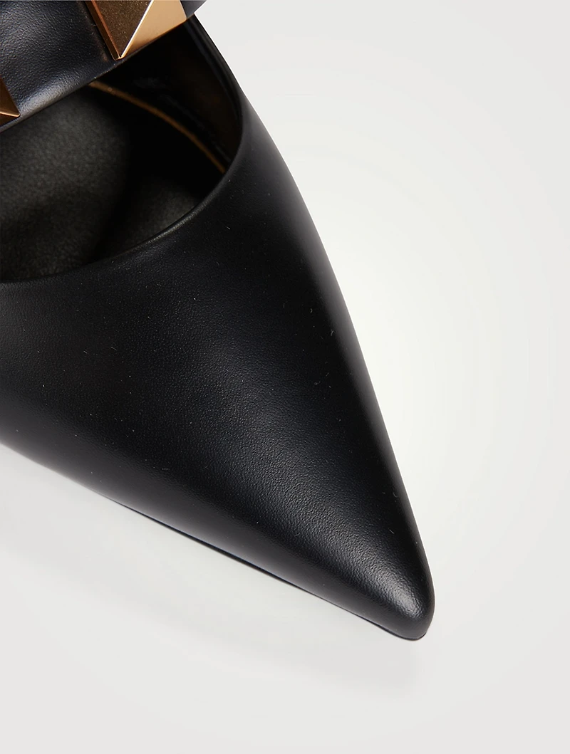 Roman Stud Leather Mules