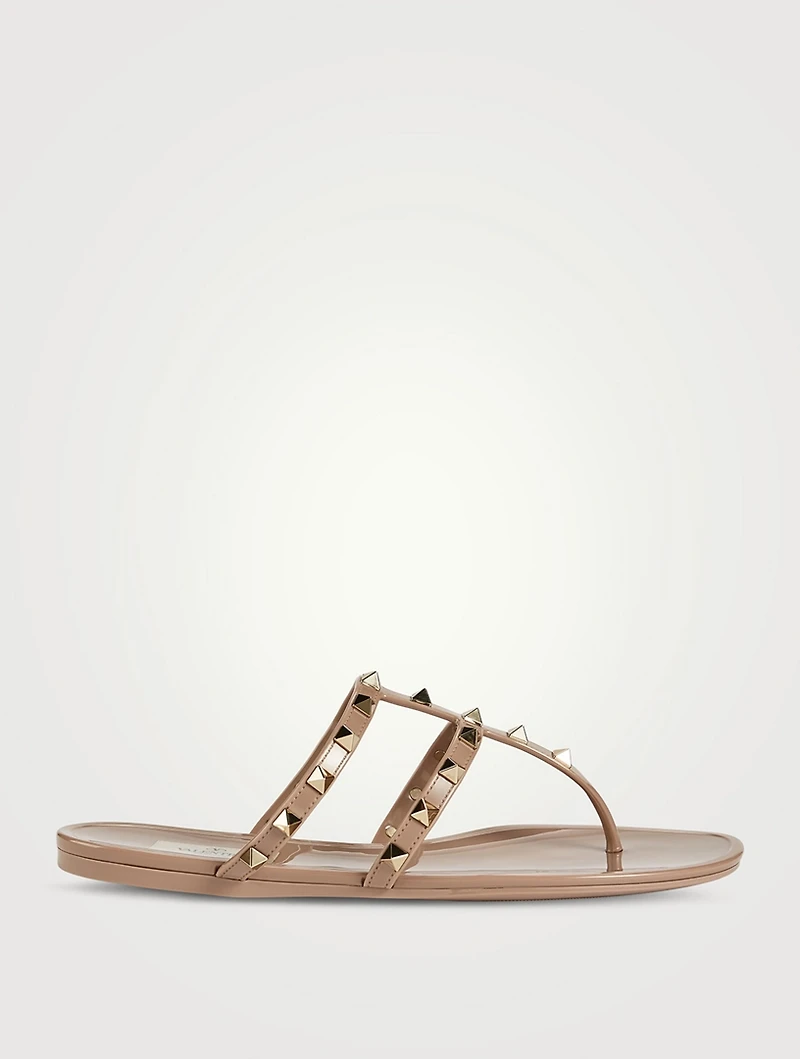 Rockstud Rubber Thong Sandals