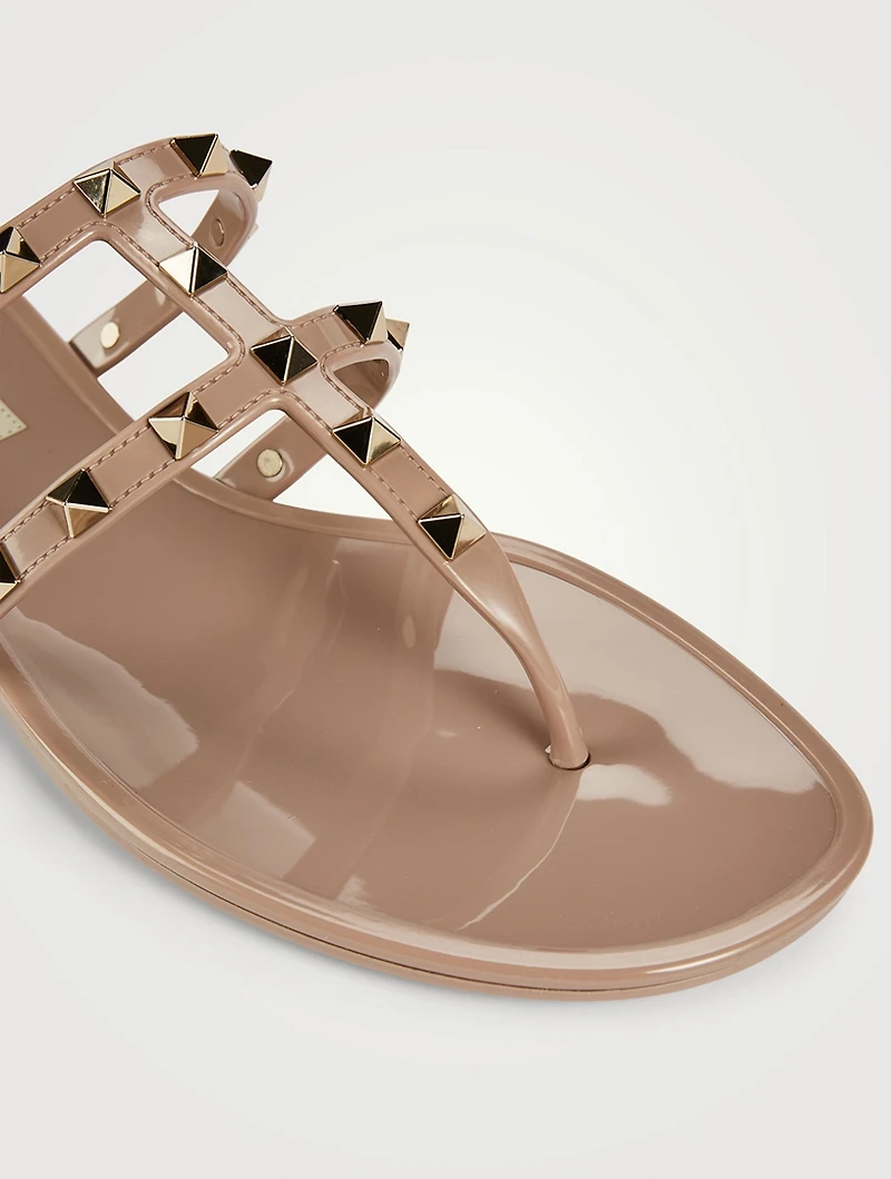 Rockstud Rubber Thong Sandals