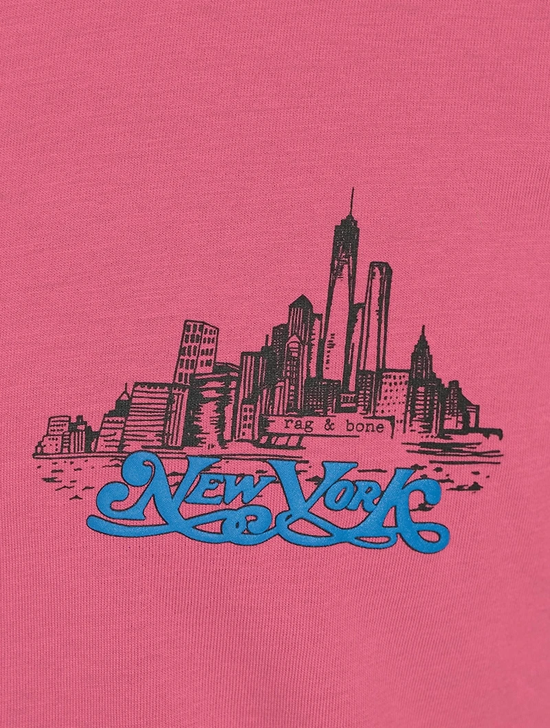 New York Skyline Organic Cotton T-Shirt