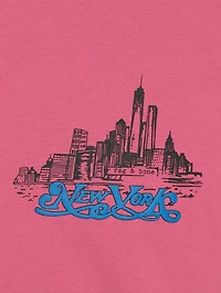 New York Skyline Organic Cotton T-Shirt