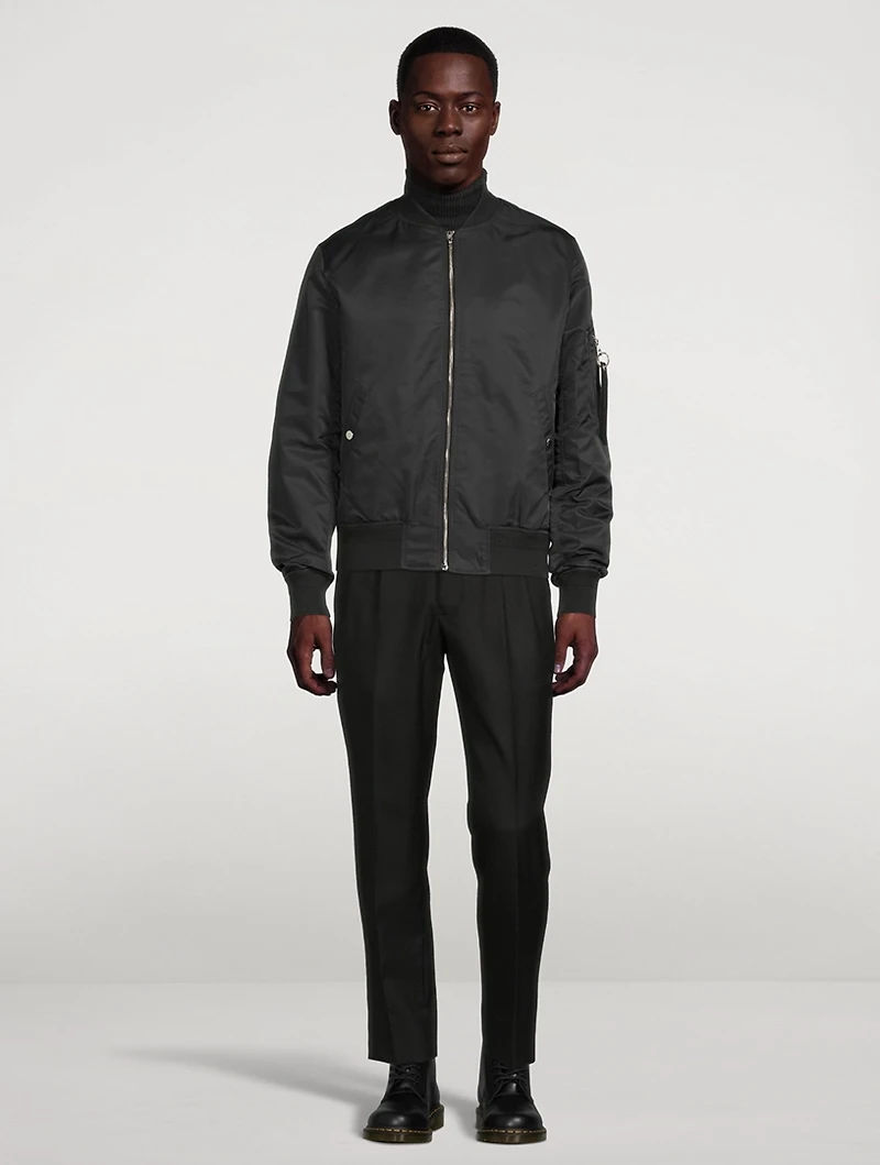Manston Recycled Nylon Bomber Jacket
