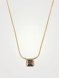Brigitte Bezel Charm Necklace