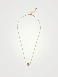 Brigitte Bezel Charm Necklace
