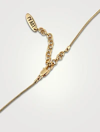 Brigitte Bezel Charm Necklace