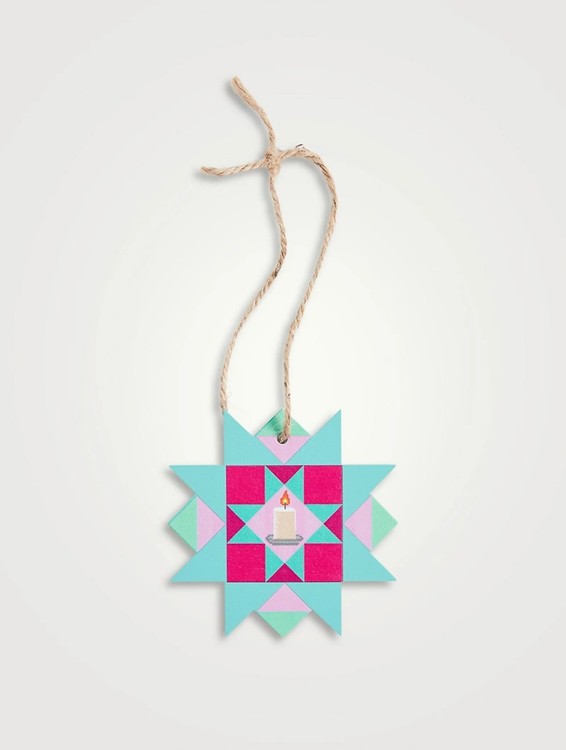 Holts Holiday Candle Emoji Ornament