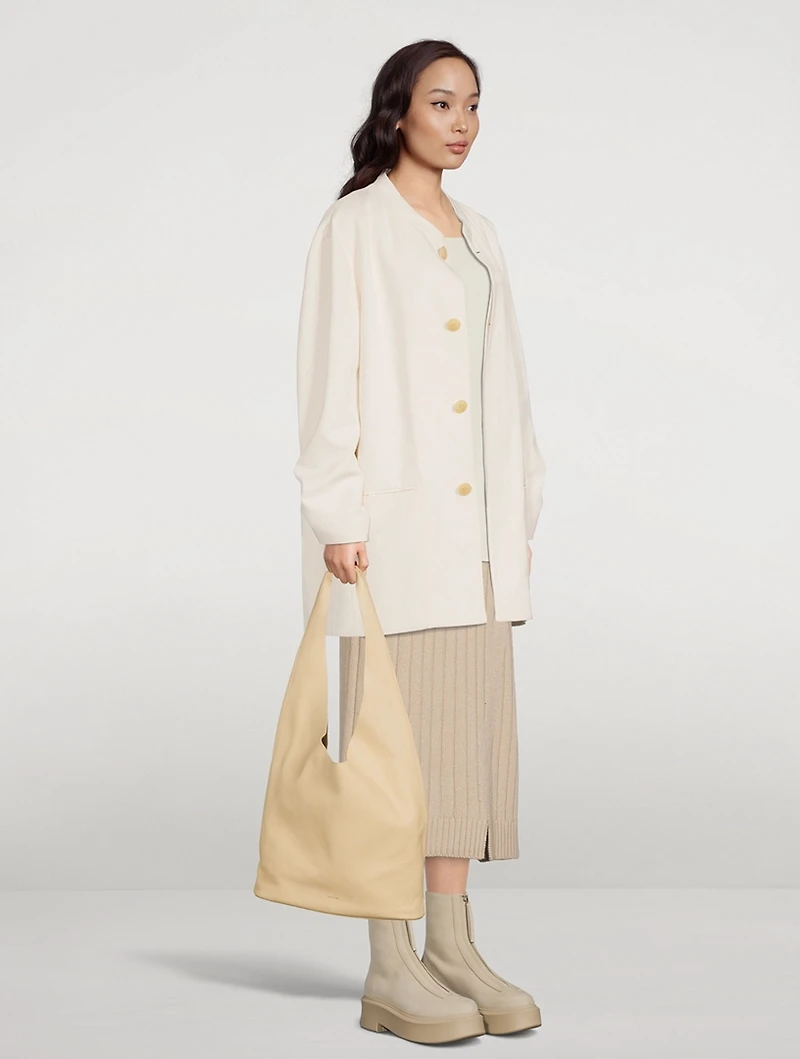 Bindle Three Leather Shoulder Bag