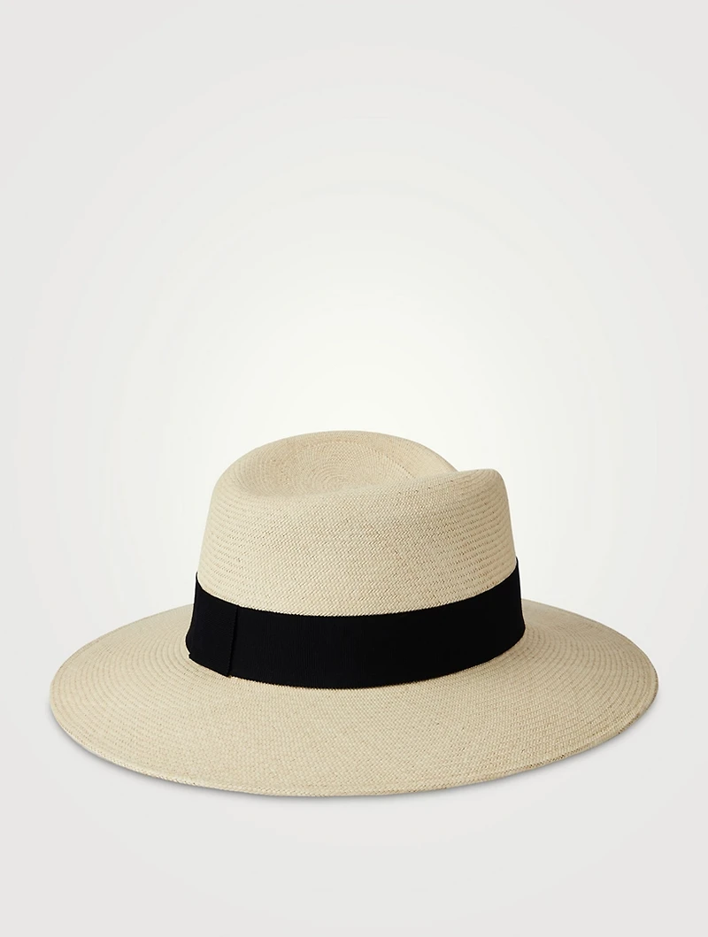 Virginie Straw Fedora Hat
