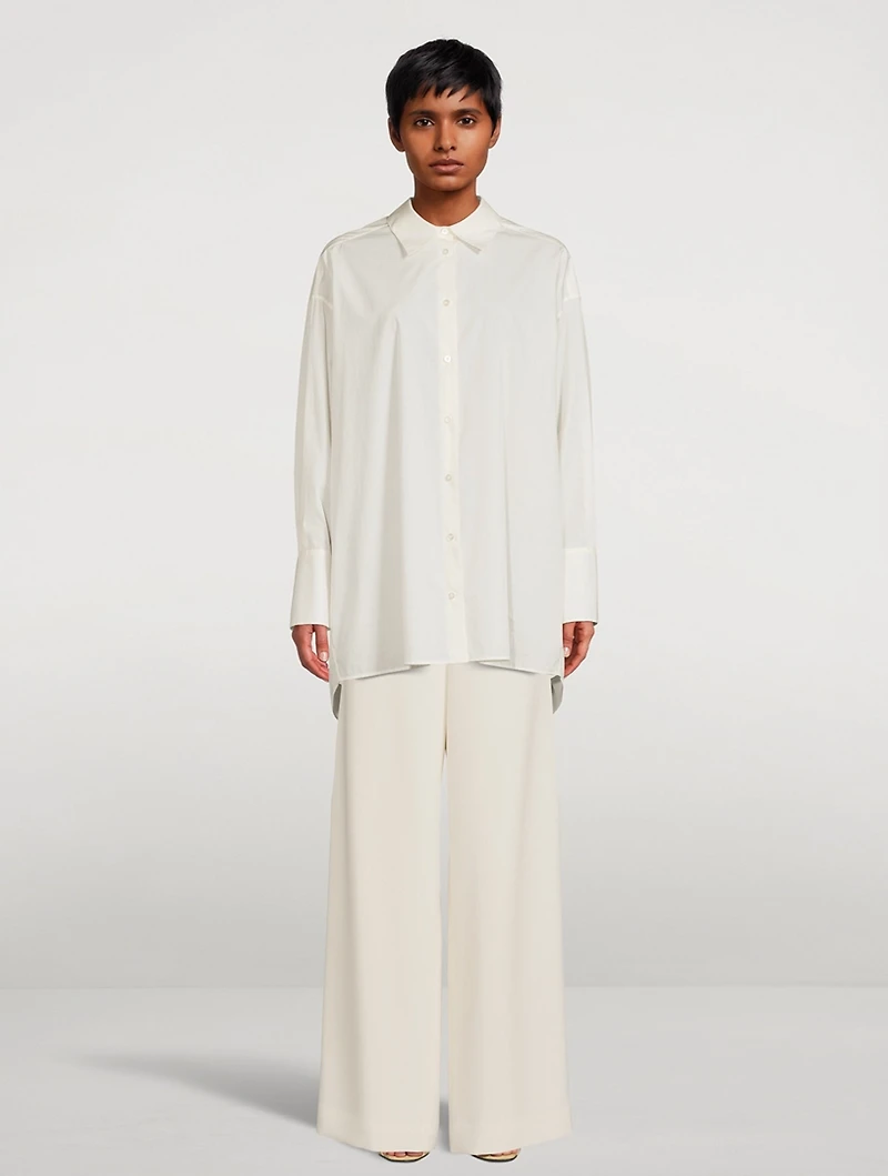 Lulu Cotton Oversized Shirt