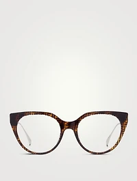 Baguette Cat Eye Optical Glasses