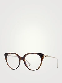 Baguette Cat Eye Optical Glasses