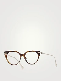 Baguette Cat Eye Optical Glasses