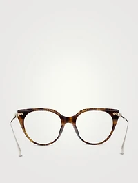 Baguette Cat Eye Optical Glasses