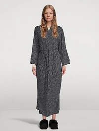The Robe Leaf Print