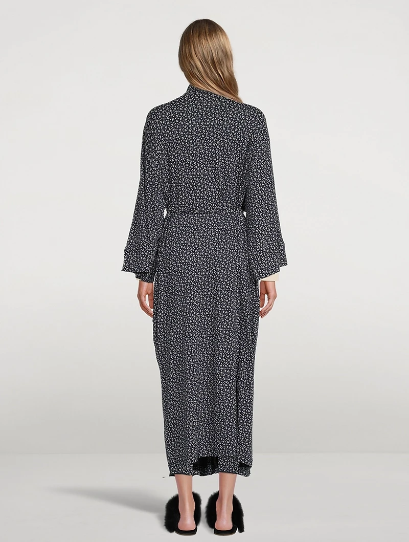 The Robe Leaf Print